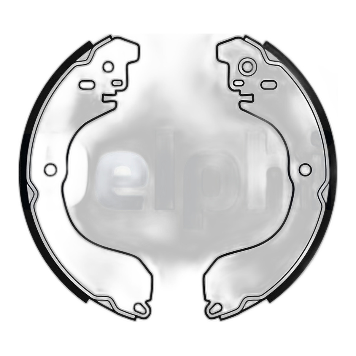 Гальмівна колодка CHRYSLER SEBRING, DODGE AVENGER, CALIBER, FORD ESCORT V, JEEP COMPASS, PATRIOT, NISSAN CUBE, NOTE 1.5-3.5 02.92-