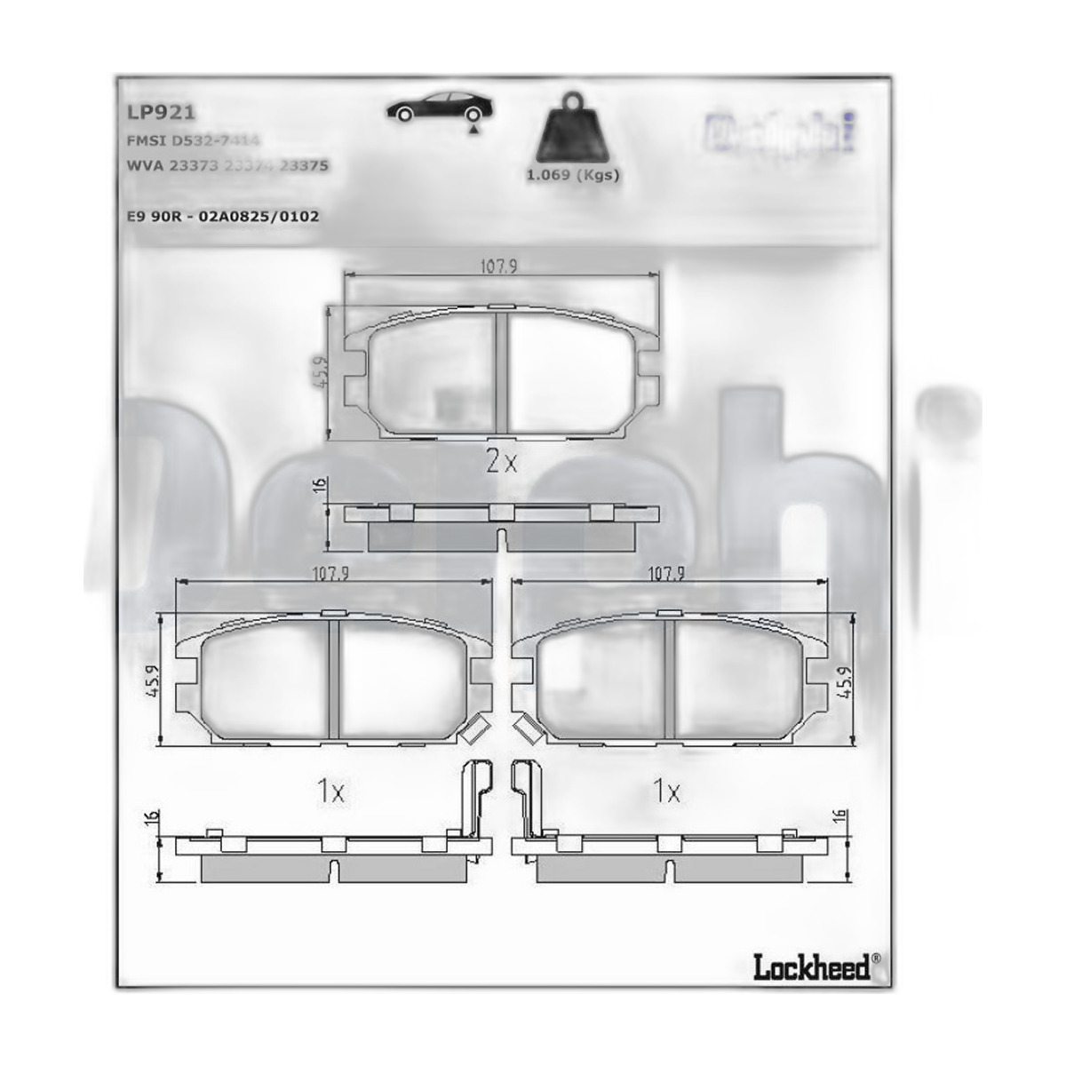 Комплект гальмівних колодок задн , DODGE STEALTH, MITSUBISHI CARISMA, ECLIPSE IV, GALANT VII, GRANDIS, LANCER IV, LANCER V, LANCER VI, LANCER VII, PAJERO I, SIGMA, SPACE 2.0-3.8 10.86-12.08