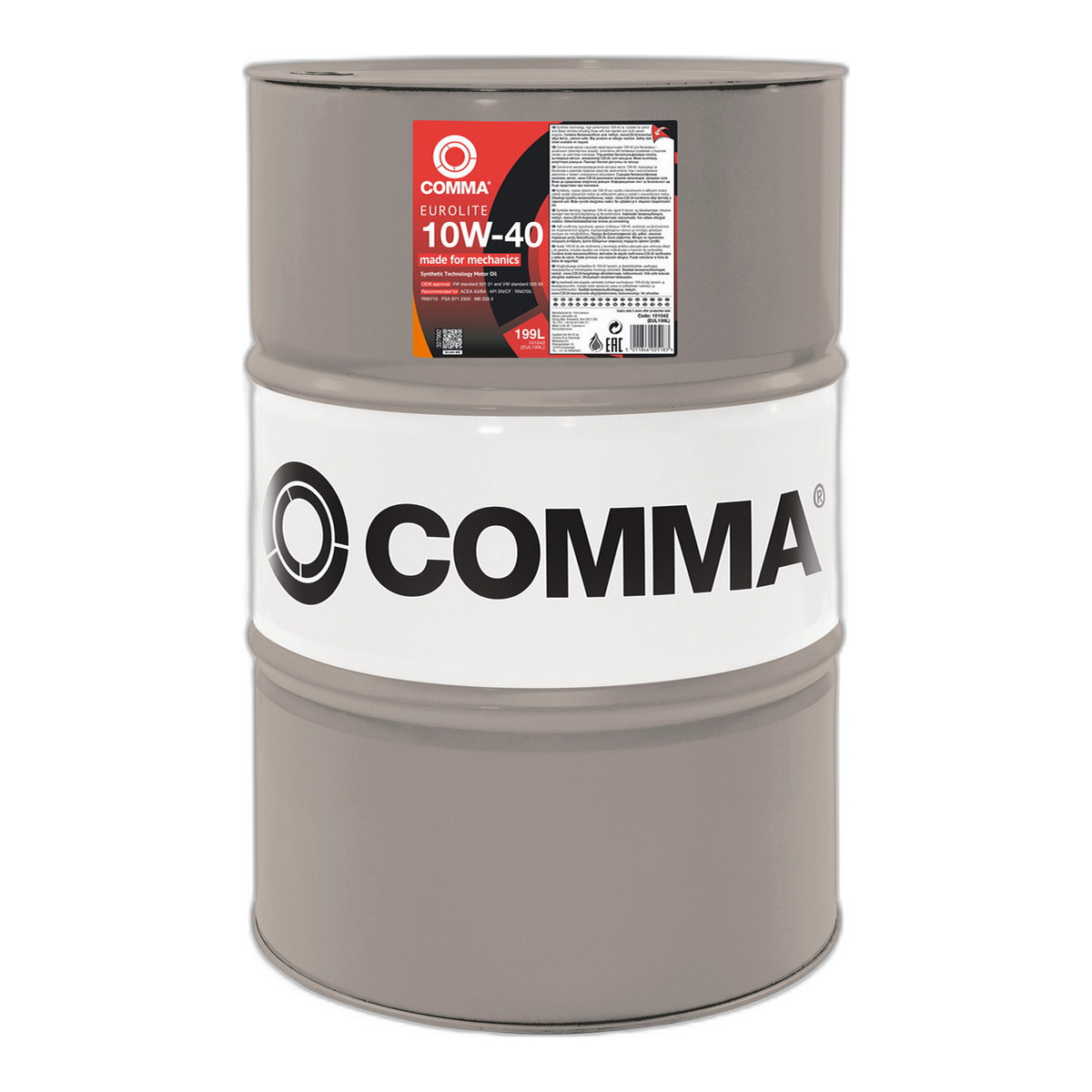 Моторна олива Eurolite (199L) 10W40 ,API CF, SN, ACEA A3, B4, MB 229.3, PSA B71 2300, RENAULT RN 0700, RENAULT RN 0710, VW 501.01, VW 505.00