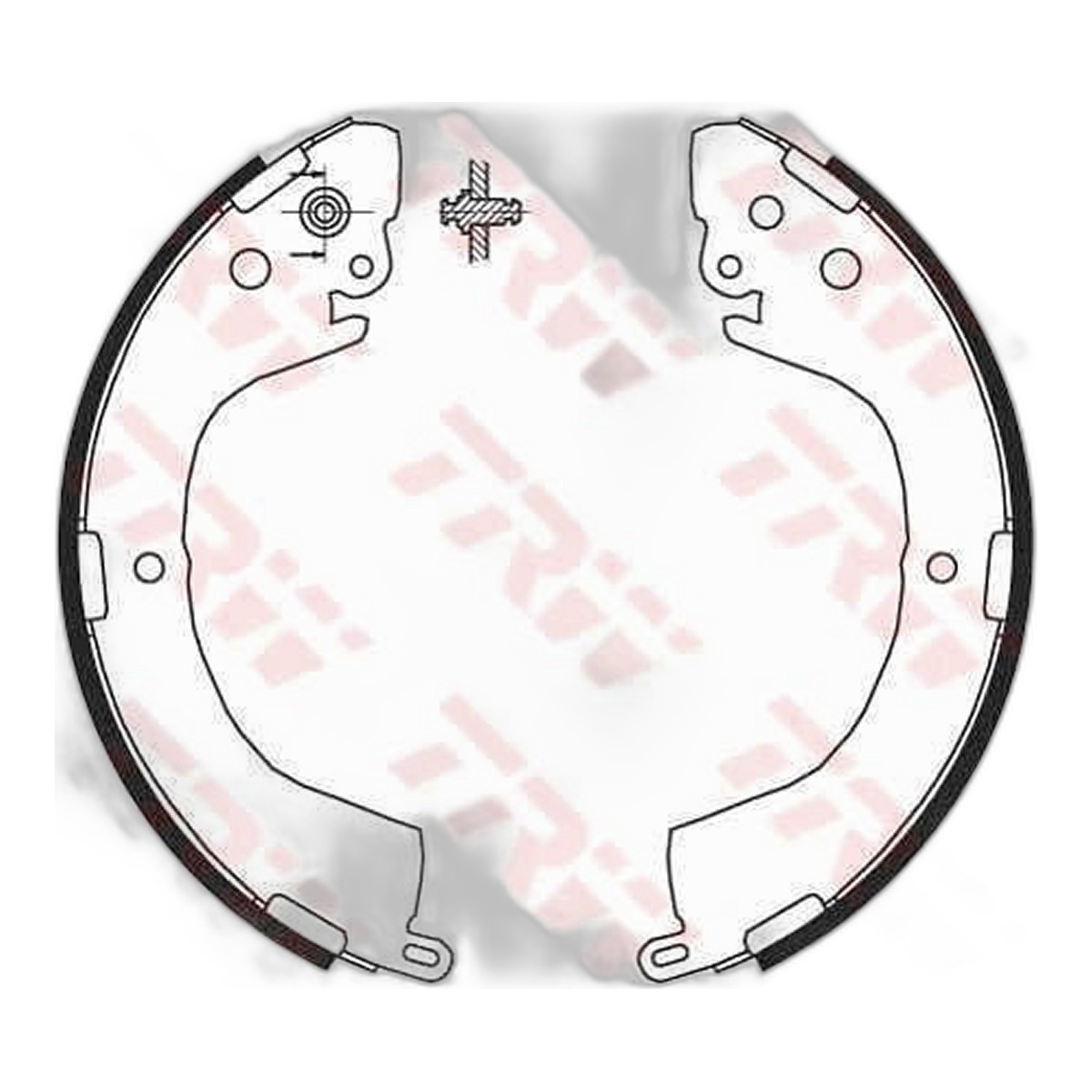 Гальмівна колодка MITSUBISHI L200, L200 / TRITON, L400 2.0-2.8D 12.94-12.15