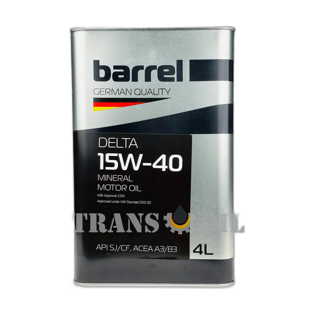 Олива моторна Barrel Delta 15W-40 4л.