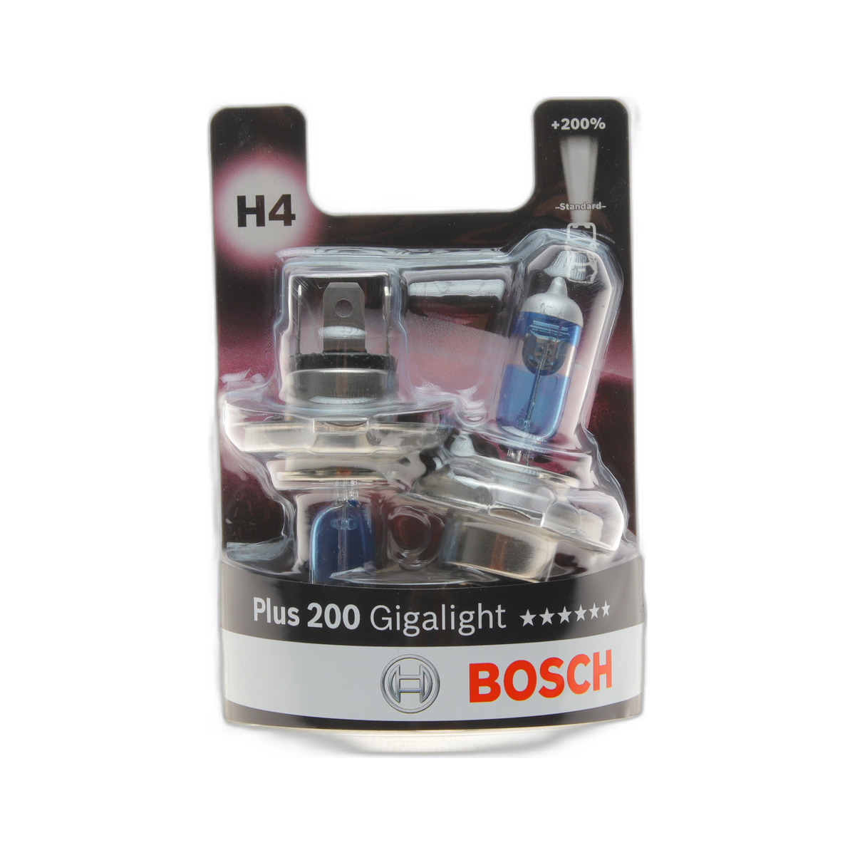 Автолампа H4 12V 60/55W P43t Plus 200 Gigalight (к-кт 2 шт) BL Bosch