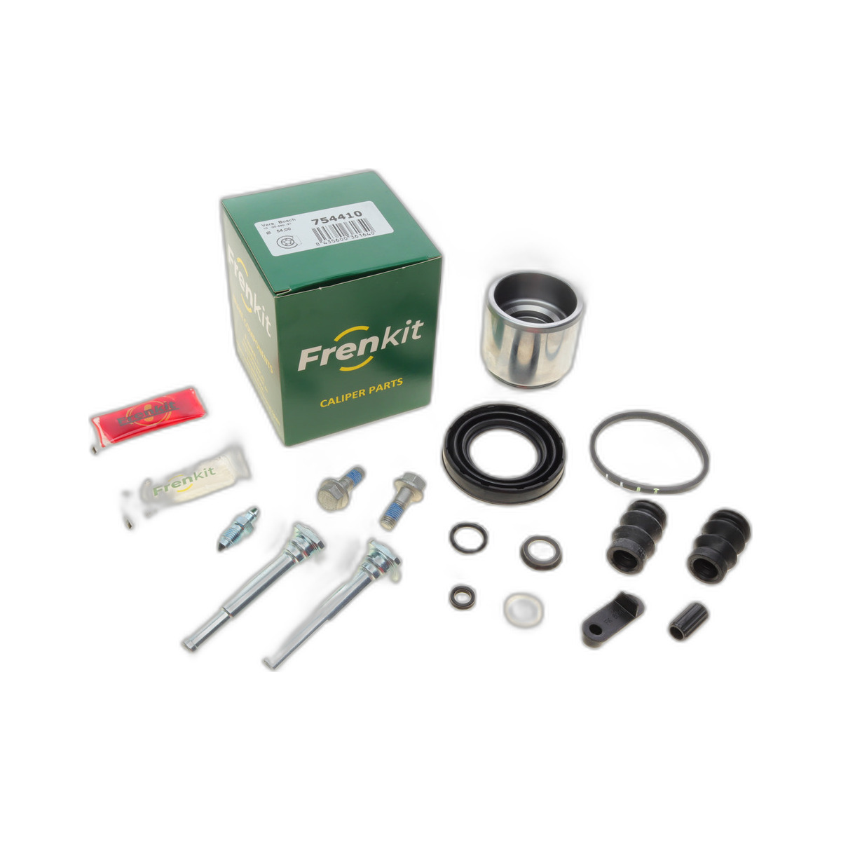 Ремкомплект суппорта (переднего) Ford Transit 12- (d=54mm)(Bosch)(+1 поршень/направляющая) SuperKit