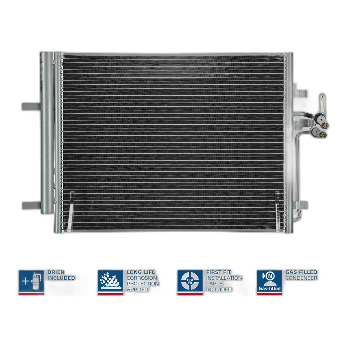 Конденсер кондиціонера FORD MONDEO 07- NISSENS (940043) Nissens