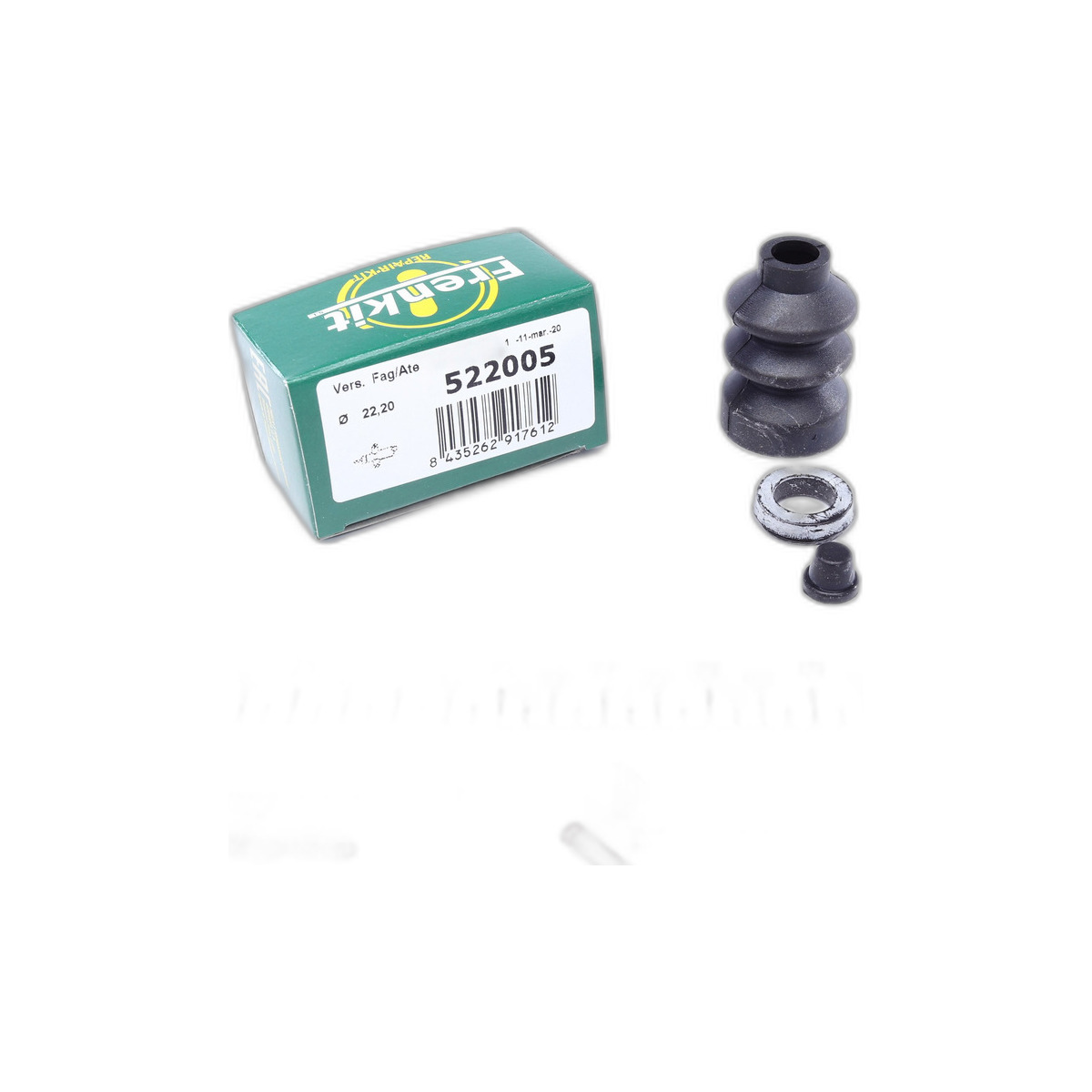 Ремкомплект циліндра зчеплення (робочого) VW Passat/Audi 100 -88 (d=22,2mm) (Ate-Fag) Frenkit