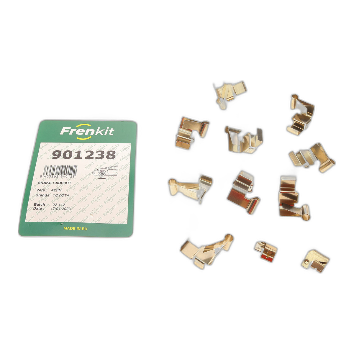 Планка супорта (переднього) прижимна (к-кт) Toyota Hiace 95-12 (Aisin) Frenkit
