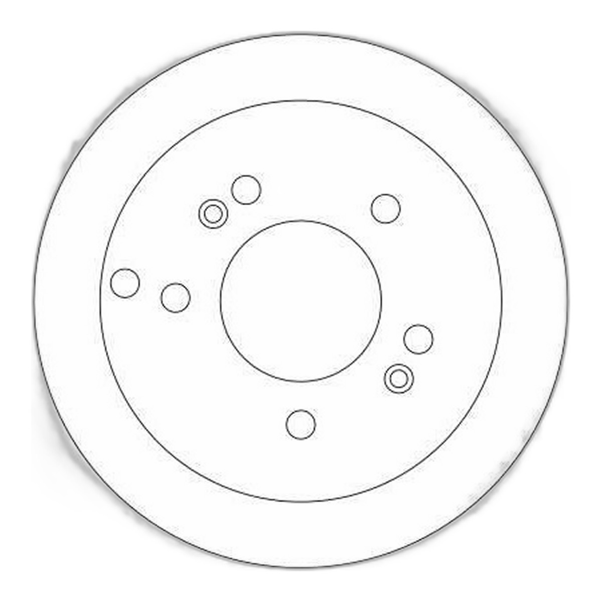 Диск гальмівний задн лів/прав HYUNDAI ELANTRA IV, SONATA V, TUCSON, XG, KIA MAGENTIS II, SPORTAGE II, SPORTAGE III, SUBARU IMPREZA 1.6-3.5 12.98-12.15