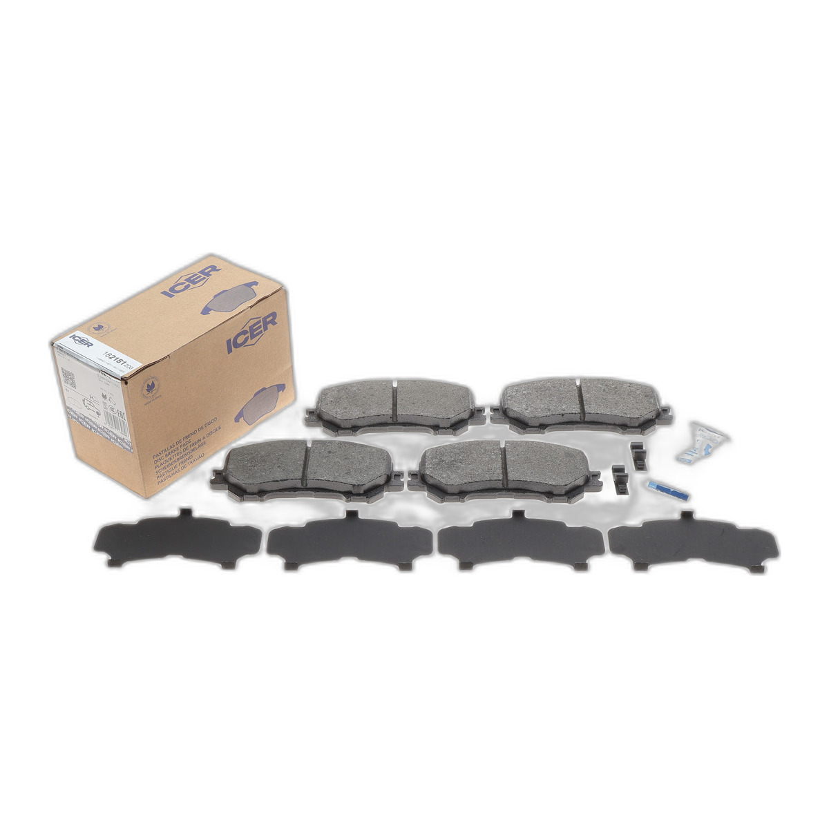 Колодки гальмівні (передні) Nissan Qashqai II/X-Trail/ Renault Koleos II 13- Icer