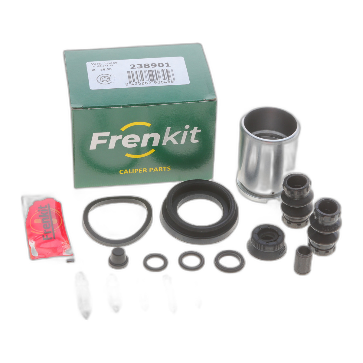 Ремкомплект супорта (заднього) VW Caddy 03- (d=38mm) (Lucas) (+поршень) Frenkit
