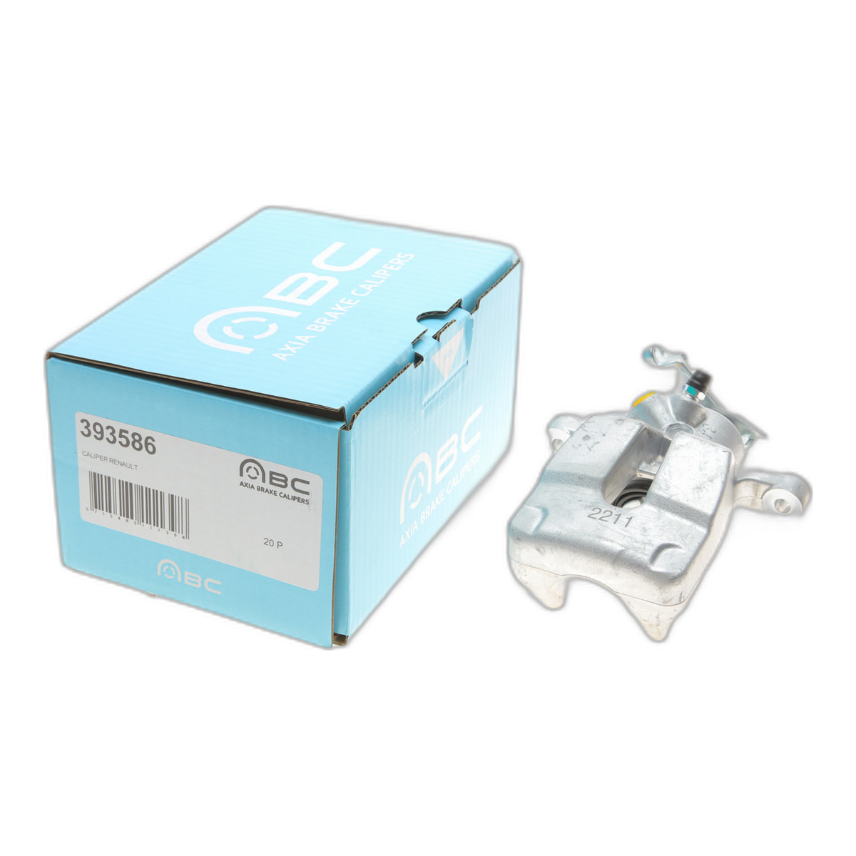 Супорт гальмівний (задній) (L) Renault Clio IV/Fluence/Megane I/II/III/Scenic III 03- (d=34mm) (Trw) AXIA Brake Calipers