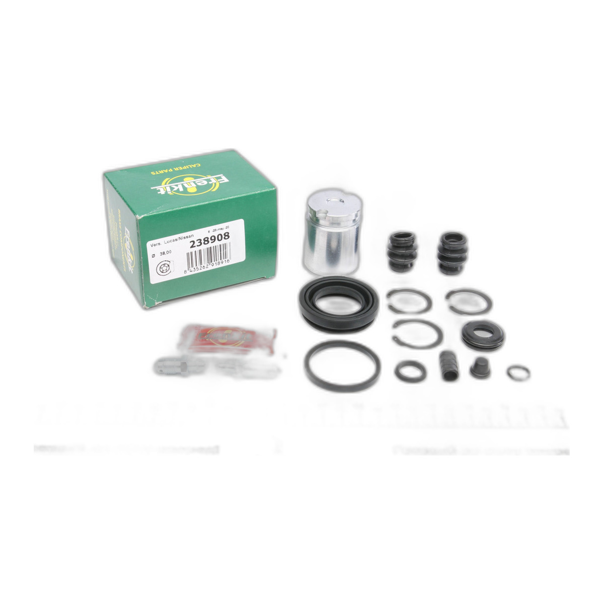 Ремкомплект суппорта (заднего) Nissan Almera/Primera 90-11 (d=38mm) (+поршень) (Lucas)