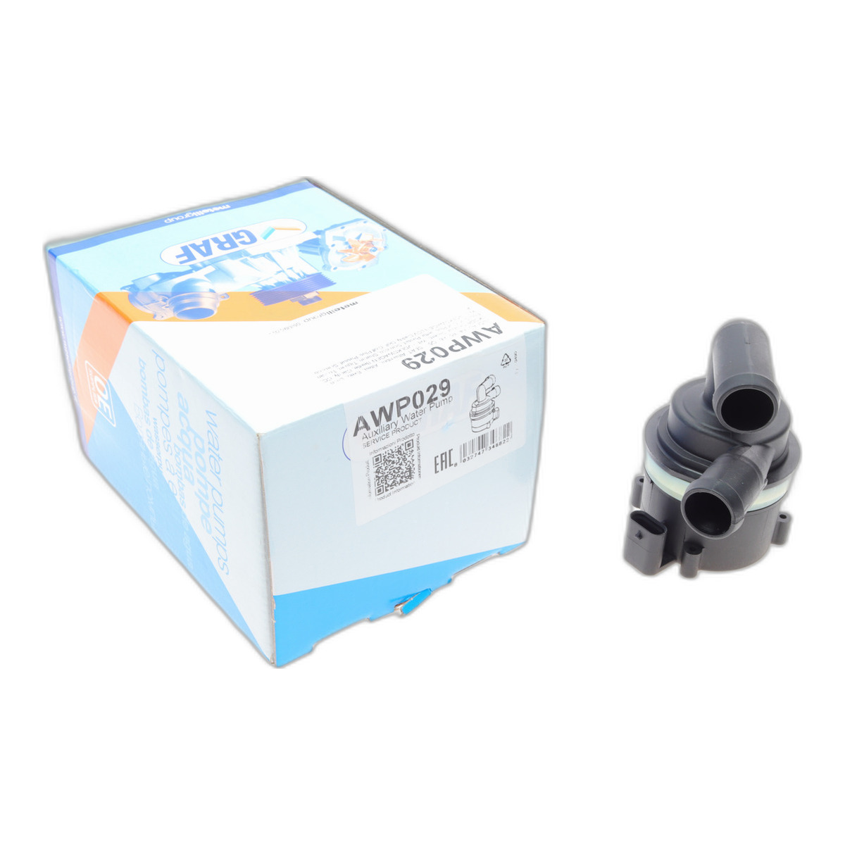 Насос системи охолодження (додатковий) Audi A3/A4/A5/A6/Q5 2.0 TDI/VW Caddy III/IV 1.6/2.0TDI 03- GRAF