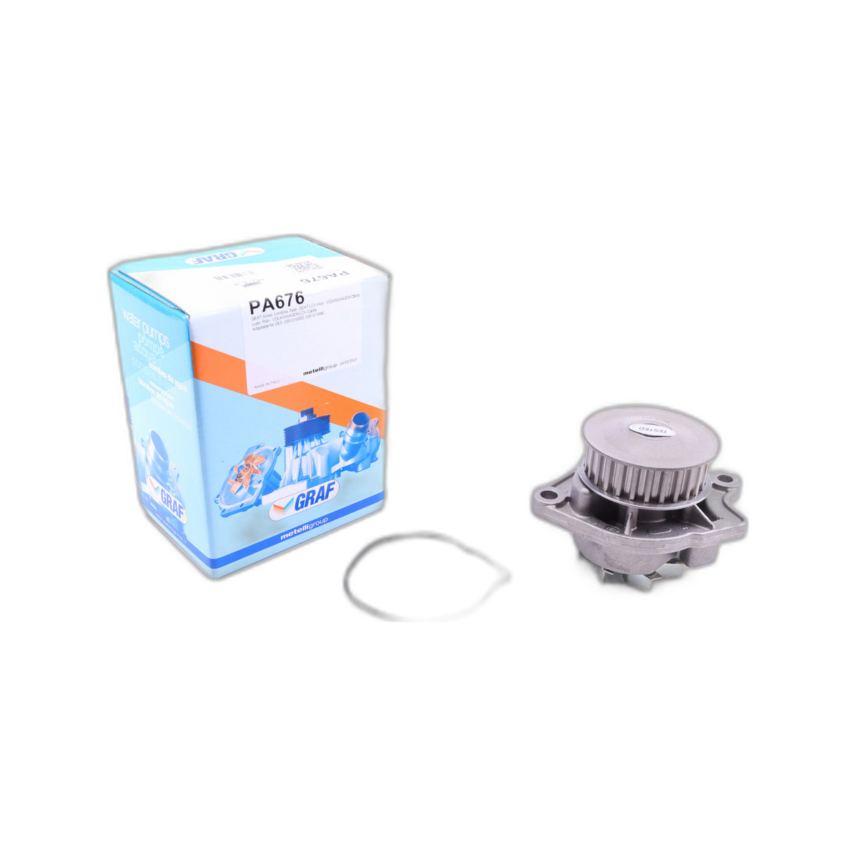 Помпа воды Seat Corodba/Ibiza/VW Caddy/Polo 1.0i/1.4 96-02 (27z) (B/B) (7 лоп)