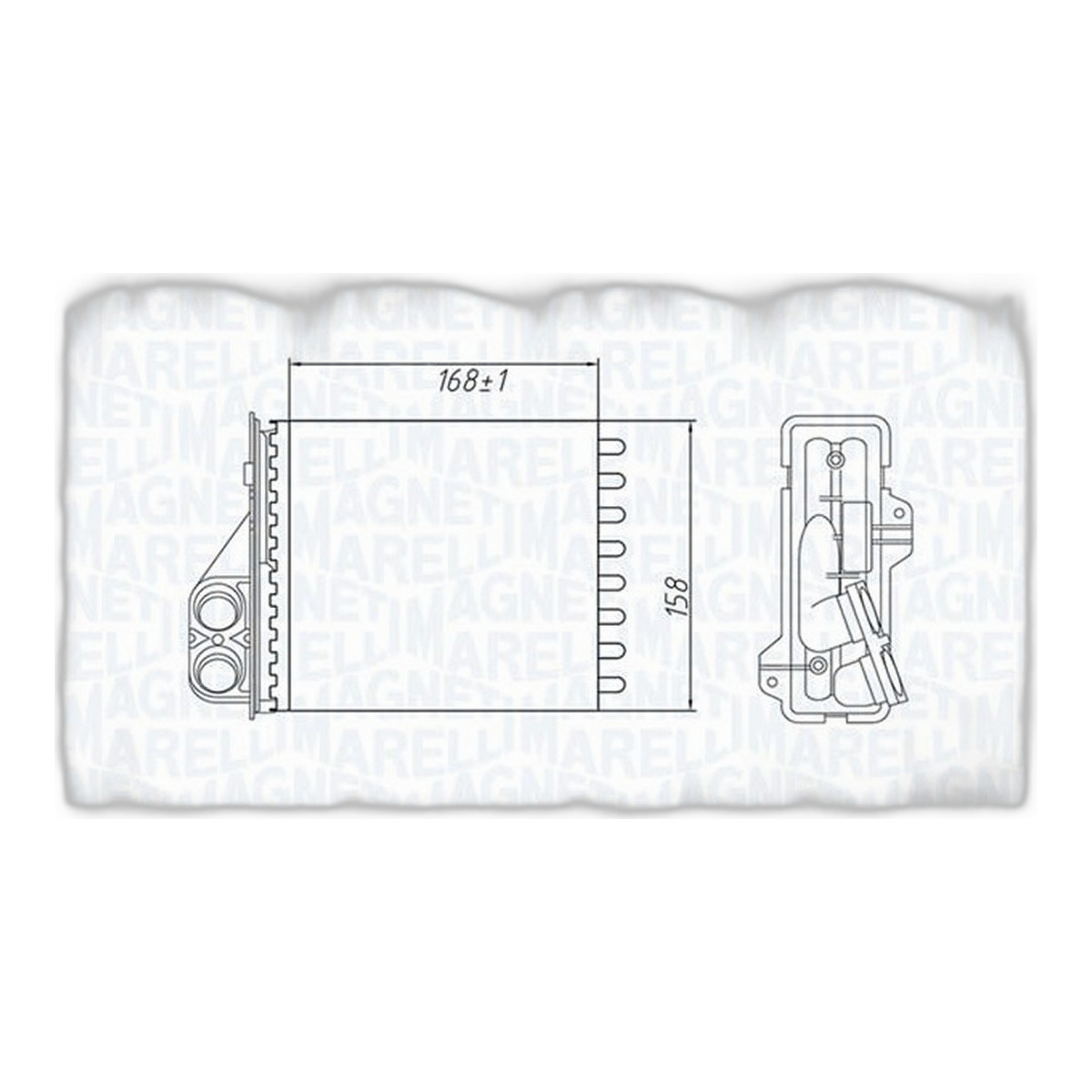 Радіатор пічки DACIA DUSTER, LOGAN, LOGAN EXPRESS, LOGAN MCV, SANDERO, LADA LARGUS, RENAULT DUSTER, LOGAN EXPRESS, LOGAN I, SANDERO/STEPWAY I, SANDERO/STEPWAY II, THALIA III 1.0ALK-2.0 08.04-