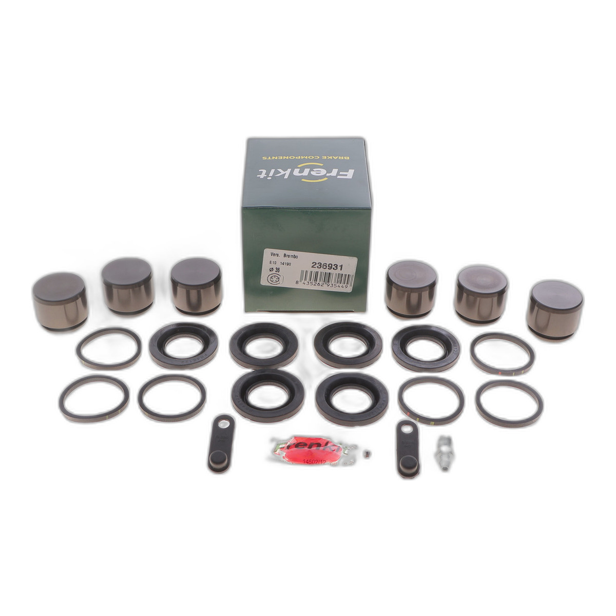 Ремкомплект супорта (переднього) VW Touareg 02-10 (d=36mm) (Brembo) (+6 поршнів) Frenkit