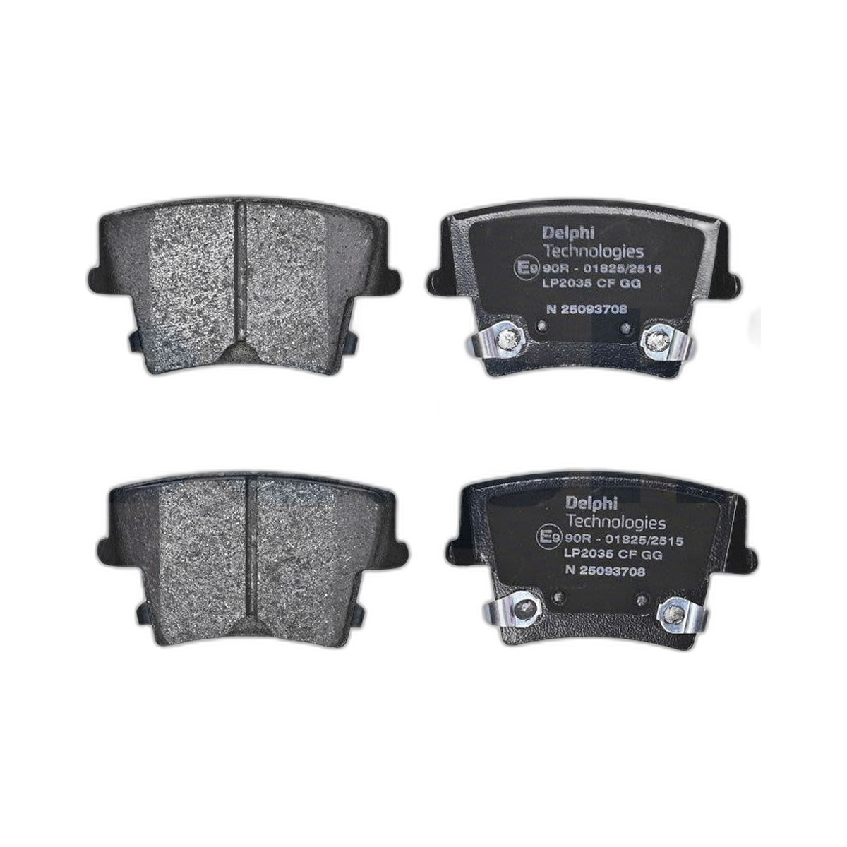 Комплект гальмівних колодок задн , CHRYSLER 300C, DODGE CHALLENGER, CHARGER, LANCIA THEMA 2.7-6.4 09.04-