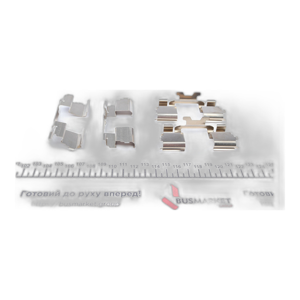 Планка супорта прижимна (к-кт) Citroen Jumper/Iveco Daily 06- (Brembo) Frenkit