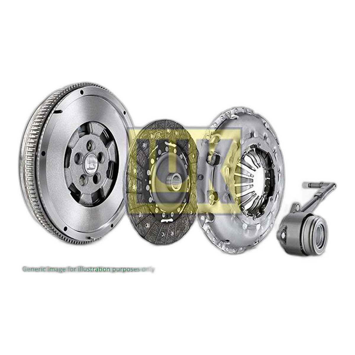 Демпфер + комплект сцепления Ford Transit Connect 1.8TDCi, -08/02, 66kw