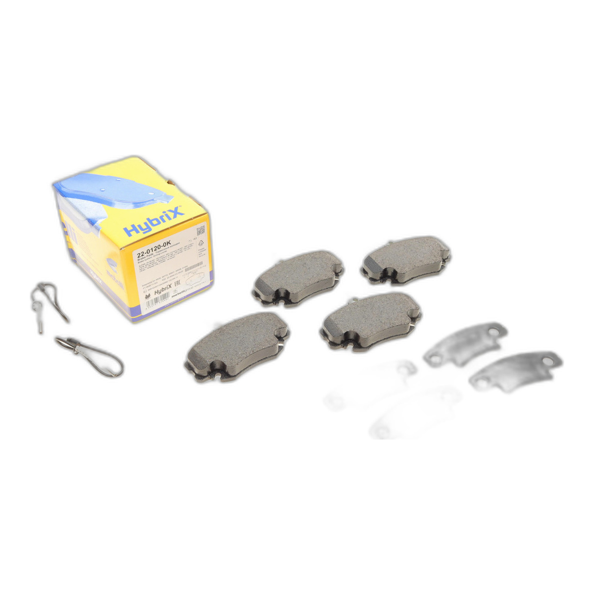 Колодки тормозные (передние) Renault Clio 90-98/Symbol 00-/Megane 96-03/Peugeot 205 87-98 (+датчики)