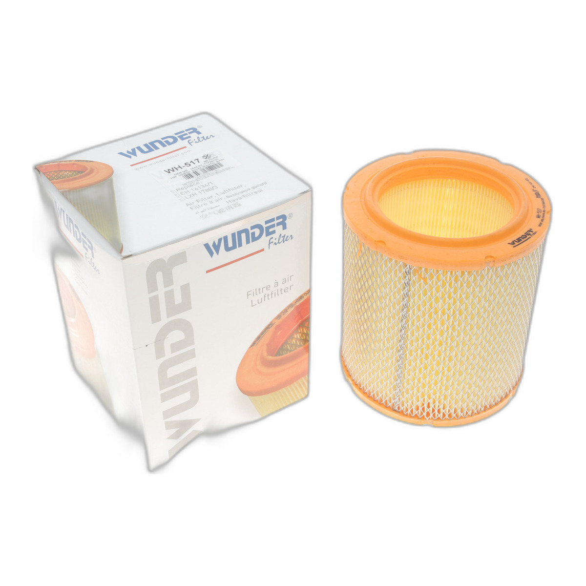 Фільтр повітряний Fiat Ducato/Peugeot Boxer/Citroen Jumper 1.9/2.4/2.5D 82-02 Wunder Filter