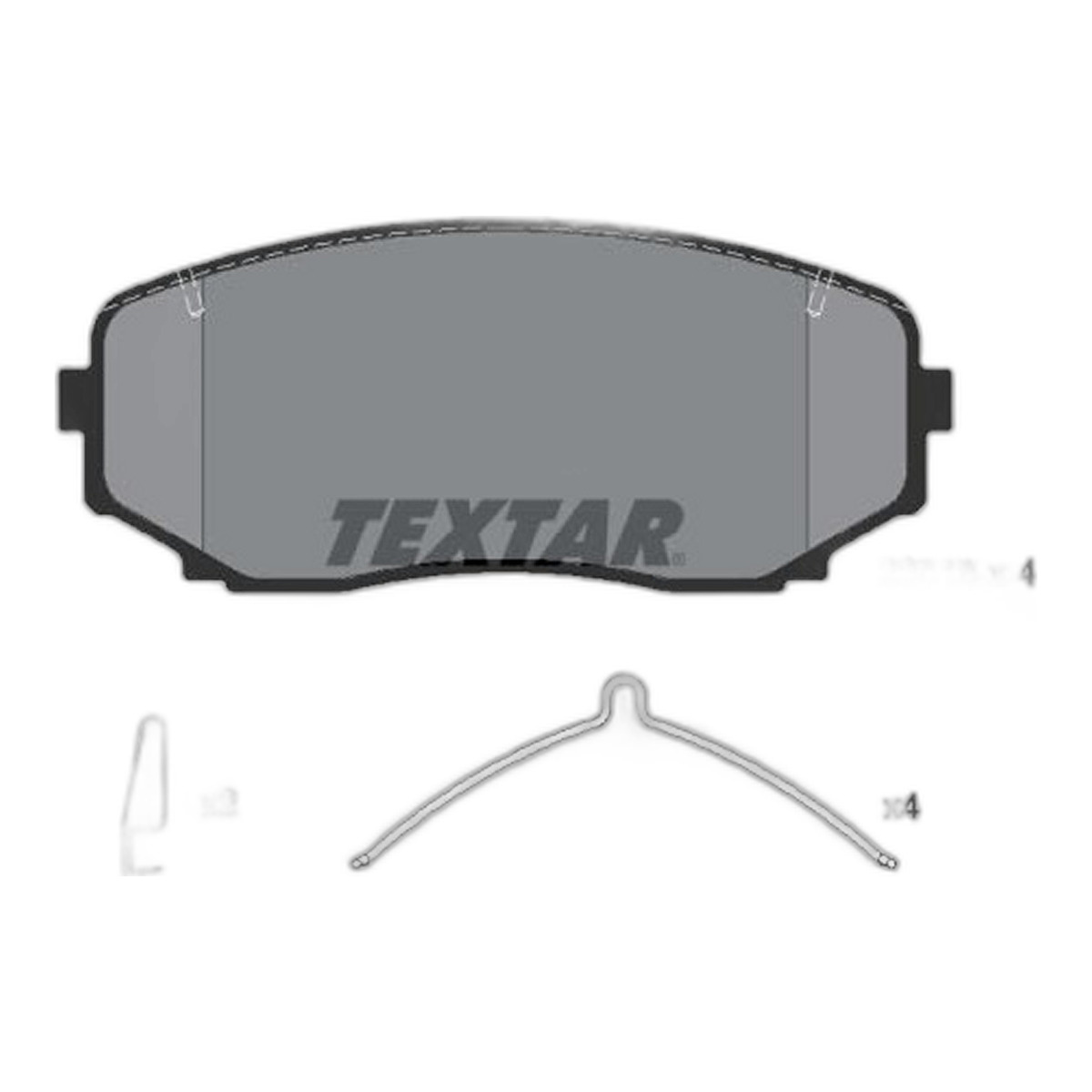 Комплект гальмівних колодок передн , MAZDA CX-7, CX-9, MITSUBISHI ECLIPSE CROSS, GRANDIS, L200 / TRITON, OUTLANDER III, OUTLANDER IV, PAJERO PININ I 1.5-3.7 10.99-