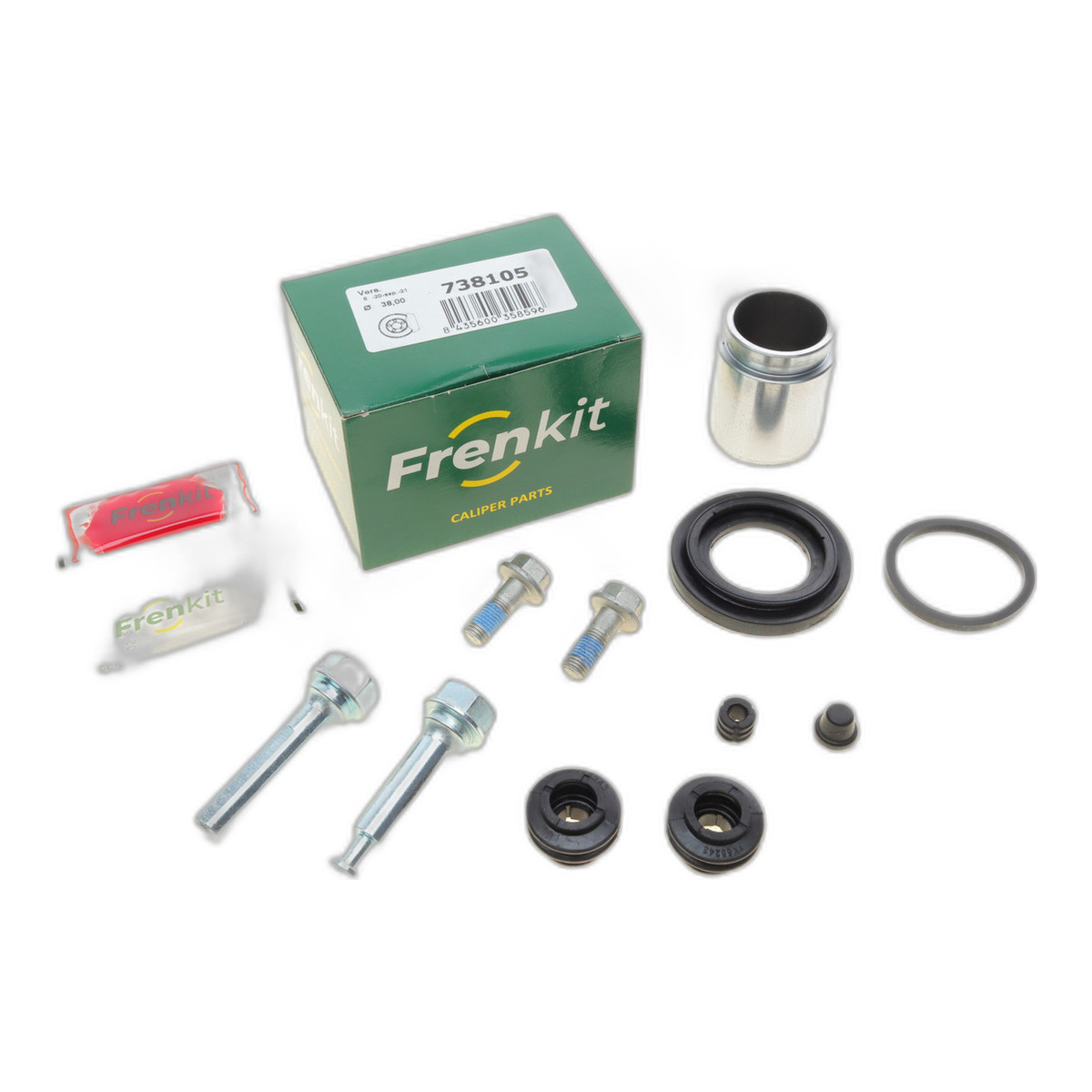 Ремкомплект супорта (заднього) Hyundai Tucson 1.6-2.0 CRDi 15-(d=38mm)(Mobis)(+поршень.направляюча) Frenkit