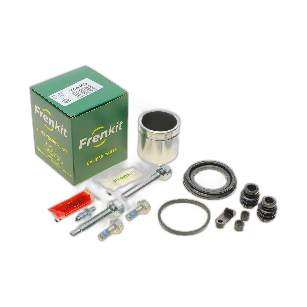 Ремкомплект супорта (переднього) Hyundai Elantra/i20 00- (d=54mm)(Mando)(+1 поршнь/направляє) Frenkit