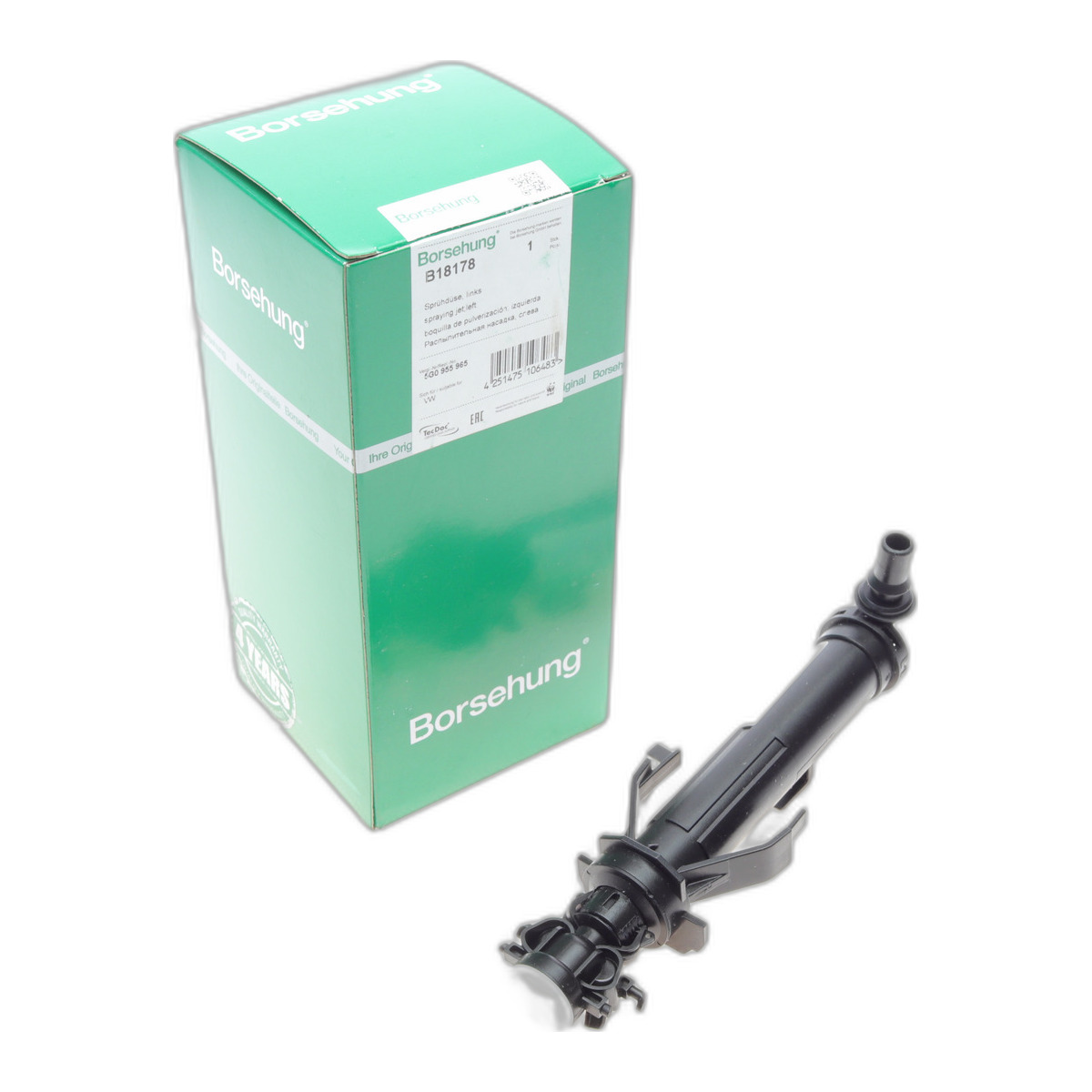Форсунка омивача фари VW Golf VII 12- (L) (OE VAG) Borsehung