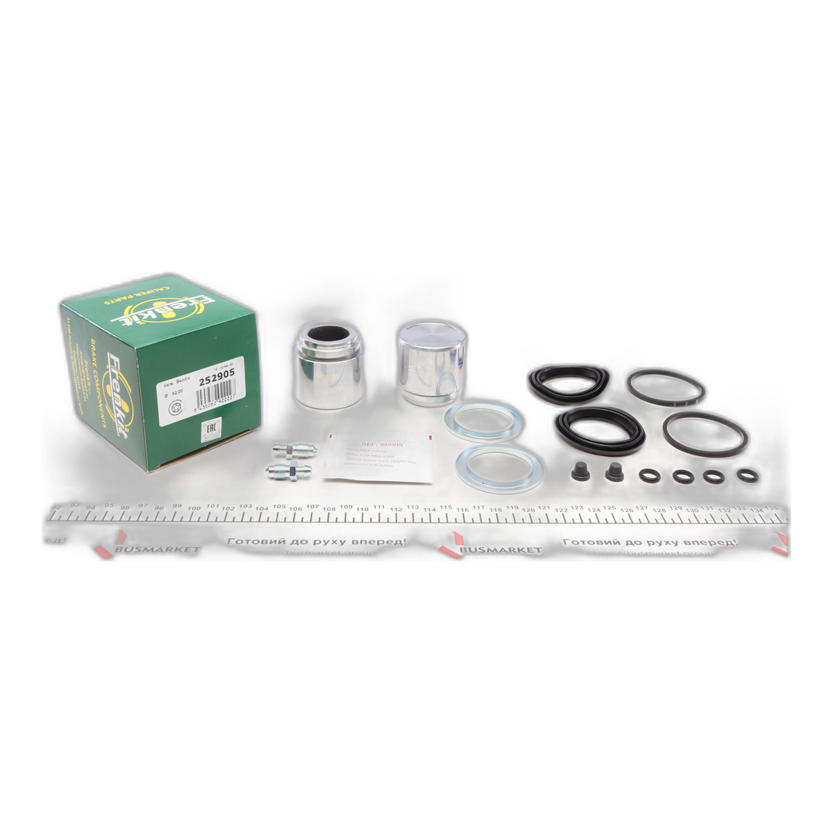 Ремкомплект супорта (переднього) Renault Master 93-98 (d=52mm) (+2 поршня) (Bendix) Frenkit