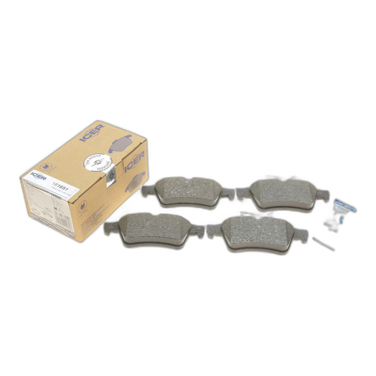Колодки гальмівні (задні) Ford Focus 04-/Connect/Opel Vectra C 02-13/Renault Laguna/Citroen C5 07- Icer