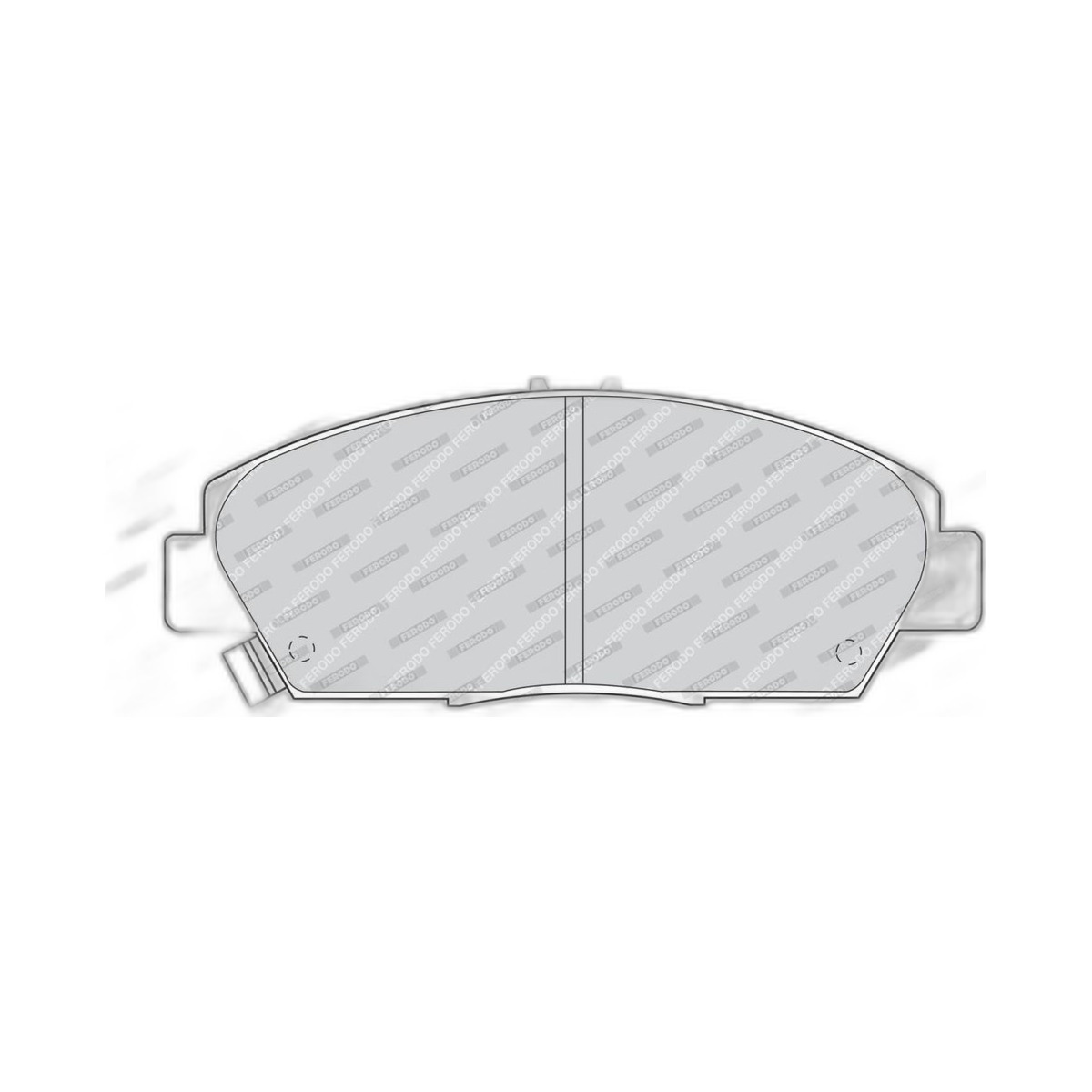 Комплект гальмівних колодок передн , HONDA ACCORD IV, ACCORD V, ACCORD VI, PRELUDE III, PRELUDE IV, PRELUDE V, ROVER 600 I 1.8-3.0 04.87-06.03