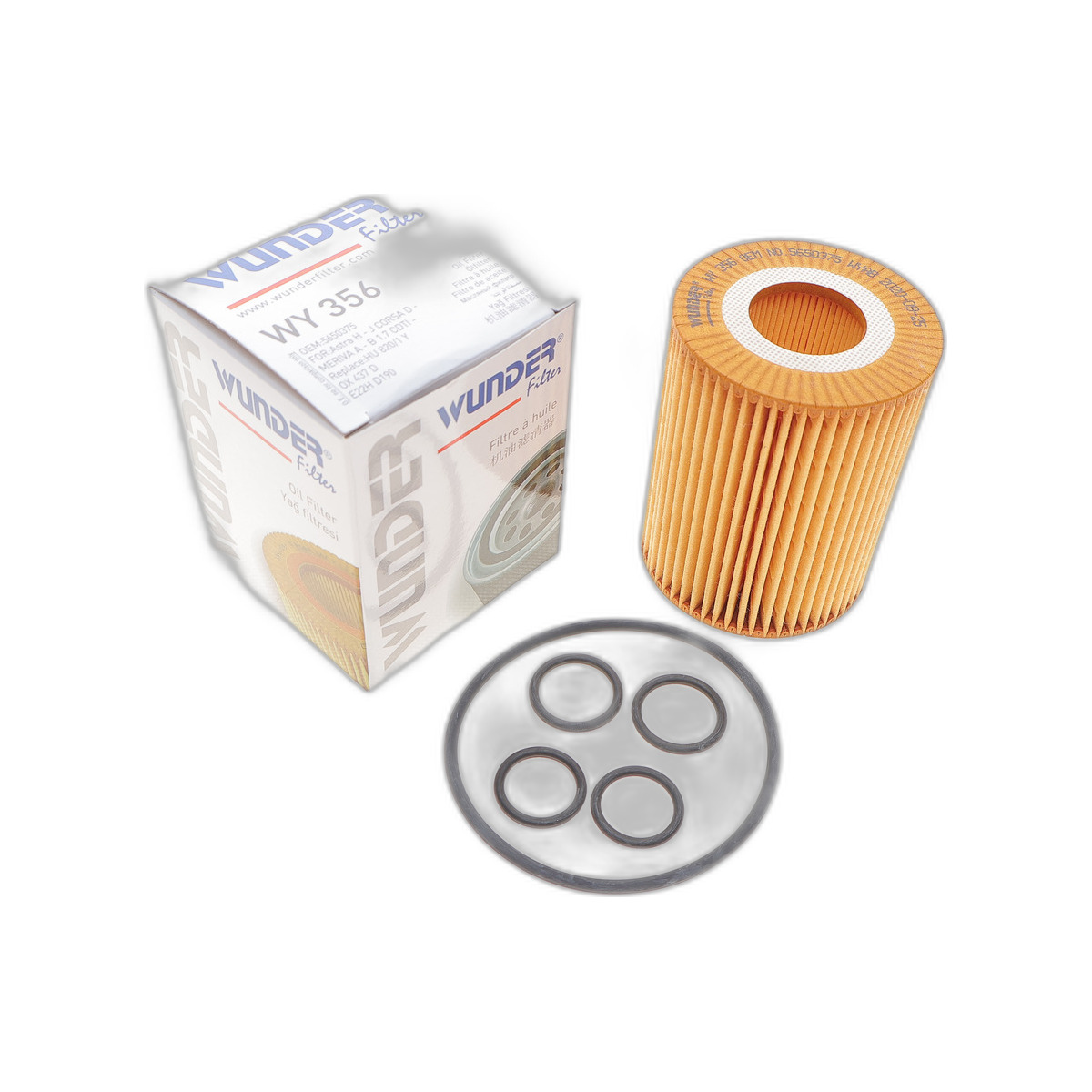 Фільтр масляний Opel Astra 1.7CDTI 07- Wunder Filter