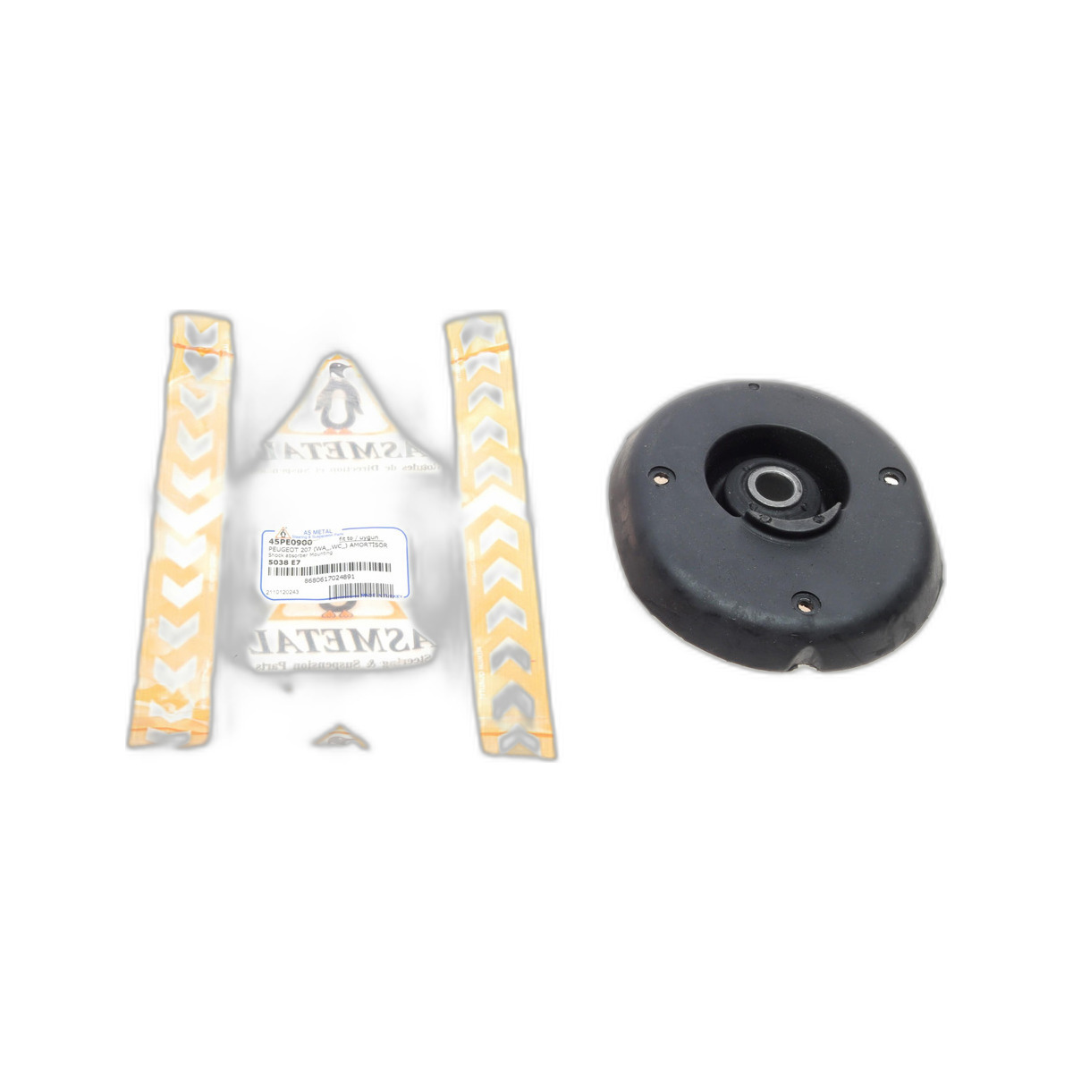 Подушка амортизатора (переднього) Peugeot 207 1.4-1.6HDi 06- ASMETAL