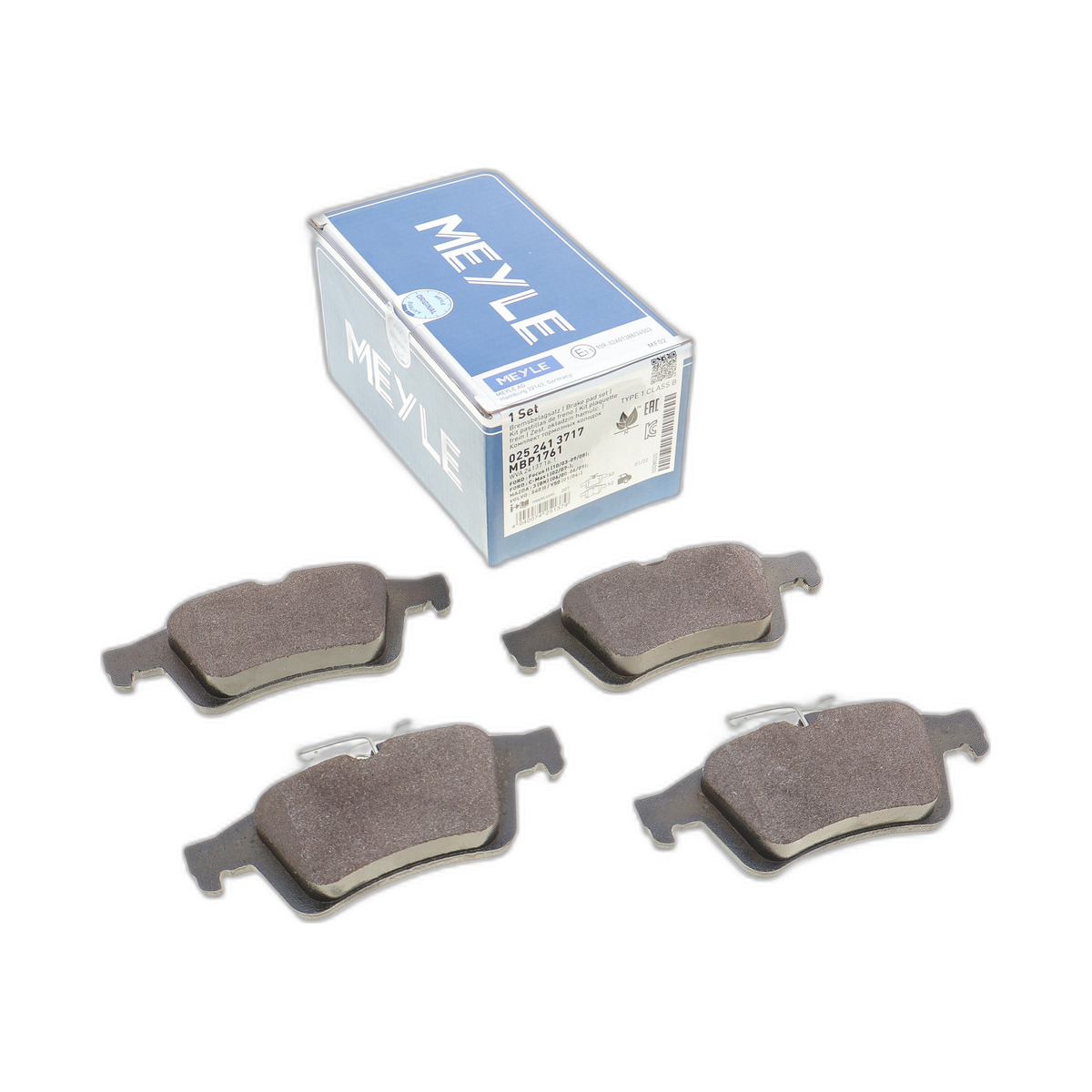 Колодки тормозные (задние) Ford Connect/Focus II 02-