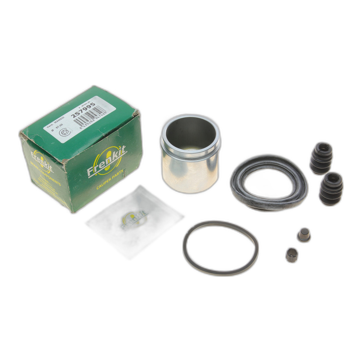 Ремкомплект супорта (переднього) Peugeot 308 13- (d=57mm) (+поршень) (Mando) Frenkit