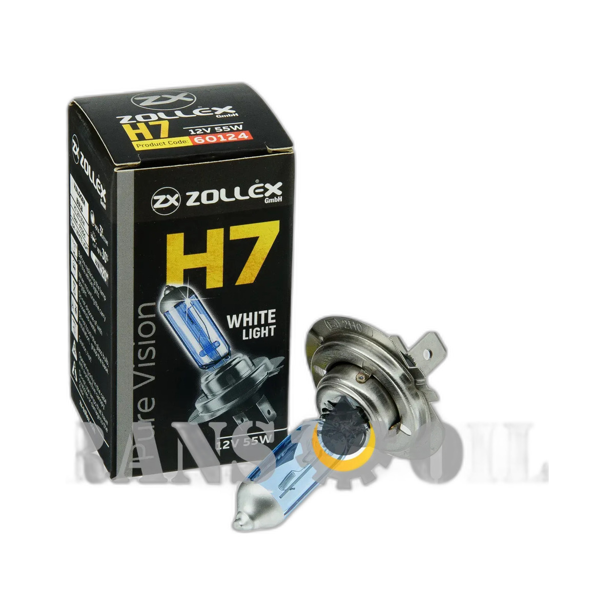 ZOLLEX Pure vision Галогенна лампа H7 12V 55W