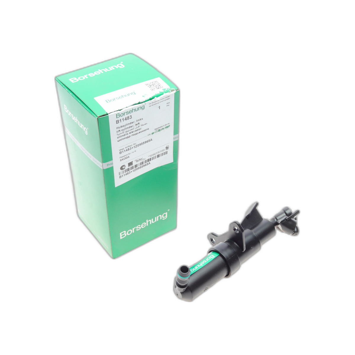 Форсунка омивача фари Skoda Octavia 04-13 (L) (OE VAG) Borsehung