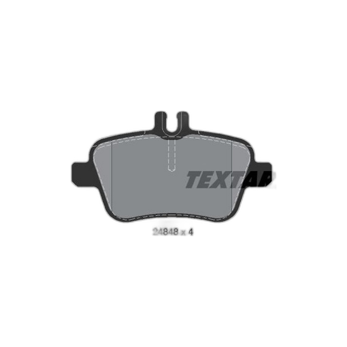 Комплект гальмівних колодок задн , MERCEDES A (W176), B SPORTS TOURER (W246, W242), CLA (C117), CLA SHOOTING BRAKE (X117), GLA (X156), SLK (R172) 1.5D-Electric 02.11-