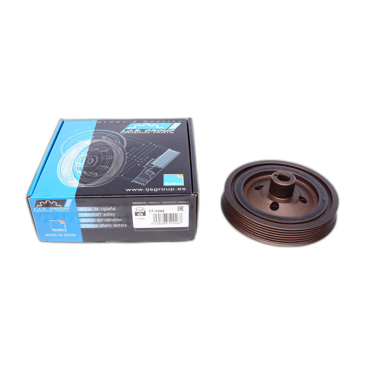 Шків колінвалу Ford Connect 1.8D 02- (6PK)