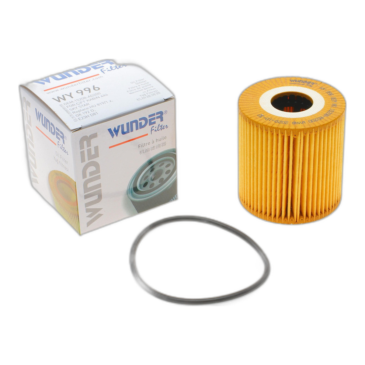 Фільтр масляний Nissan Primera/Almera 2.2 Di 00- Wunder Filter