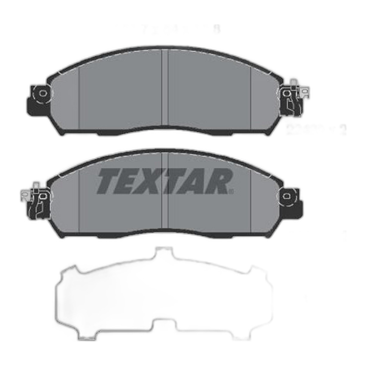 Комплект гальмівних колодок передн , NISSAN NAVARA NP300, RENAULT ALASKAN 2.3D/2.5D 07.14-