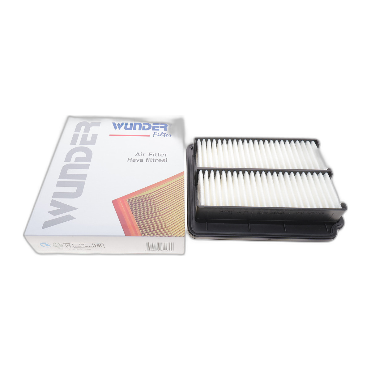 Фільтр повітряний Chevrolet Aveo 06- (benzin) Wunder Filter