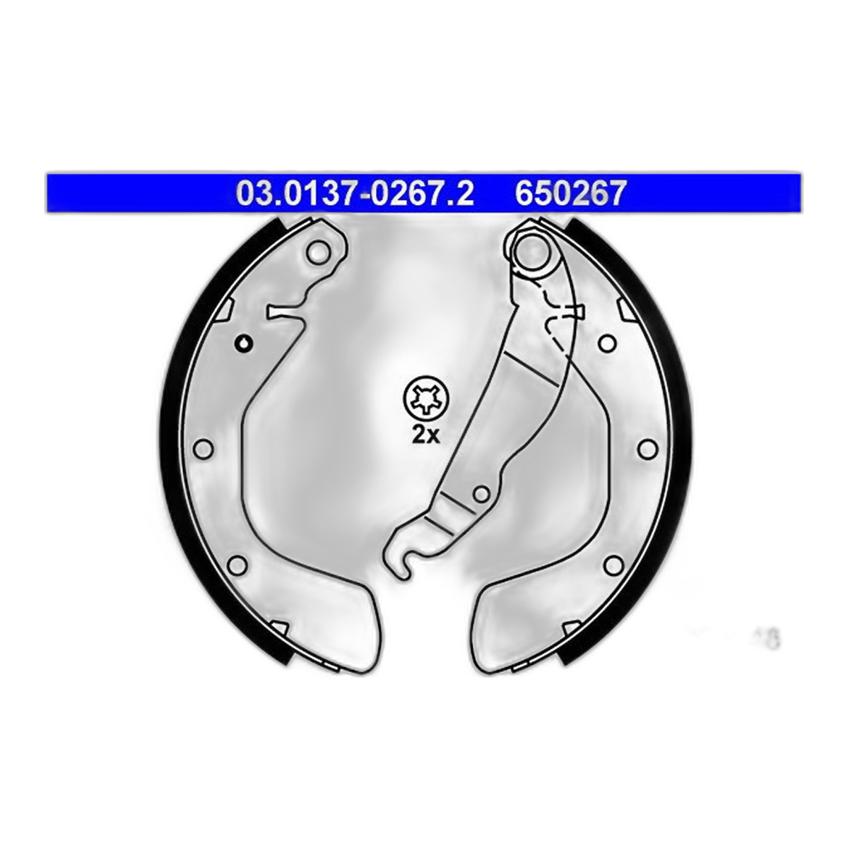 Гальмівна колодка CHEVROLET NUBIRA, DAEWOO ARANOS, ESPERO, LANOS, NEXIA, NUBIRA, OPEL ASTRA F, ASTRA F CLASSIC, ASTRA G, VECTRA A 1.2-2.0D 04.88-