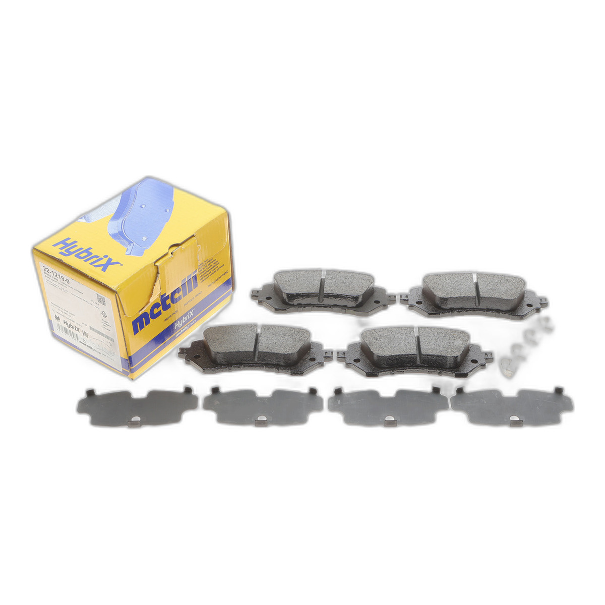 Колодки гальмівні (передні) Toyota Yaris 13- (Akebono) Metelli фото 3