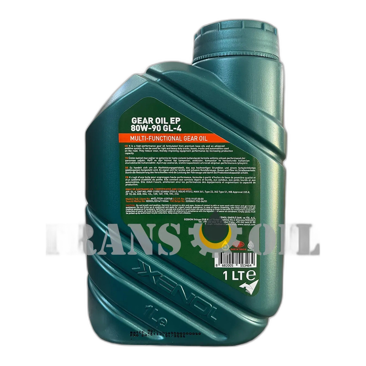 Олива трансмісійна Xenol EP GL-4 80W-90 1л