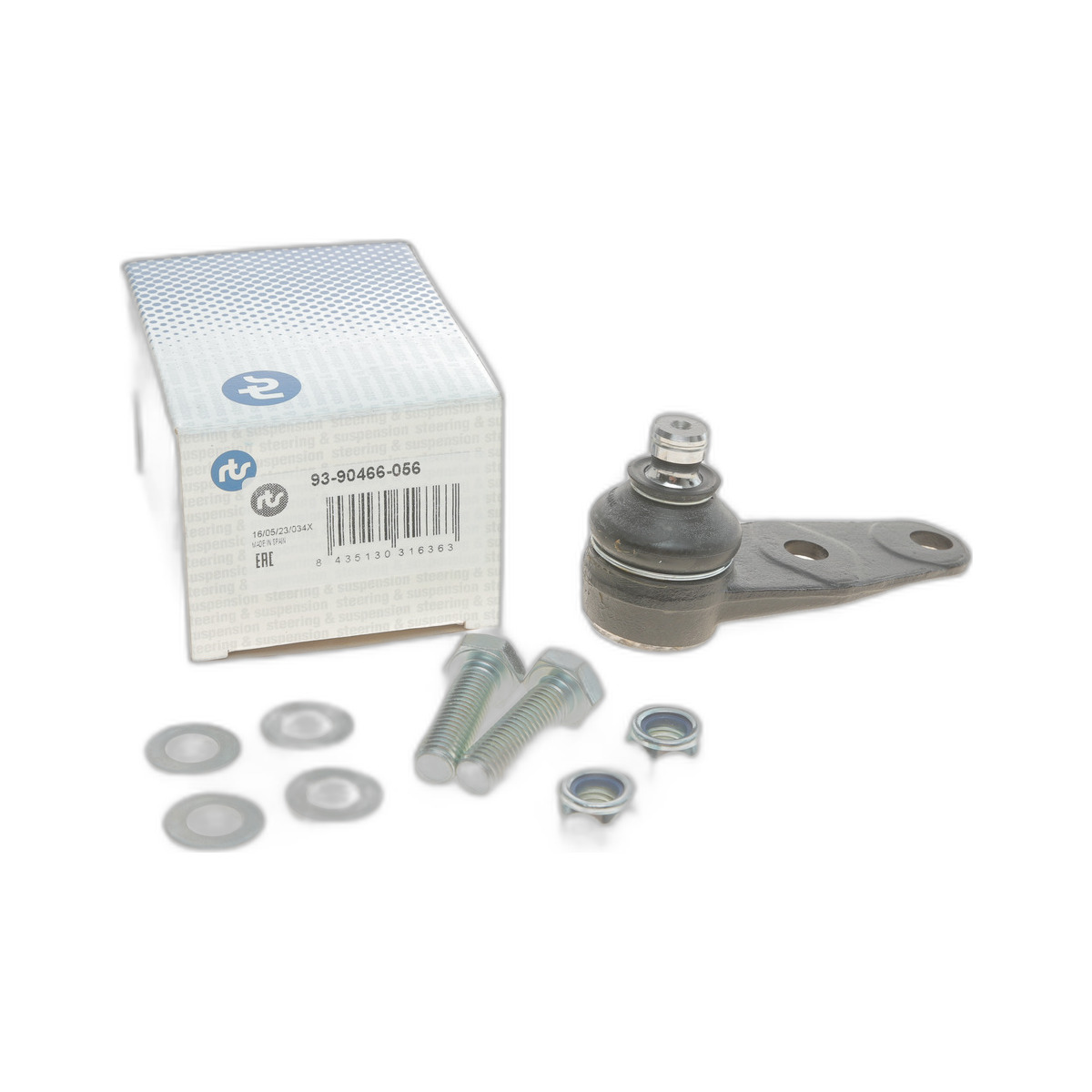 Опора кульова (передня/знизу) Renault Kangoo/Megane/Scenic/Clio 96-/Nissan Kubistar 03- (12mm) RTS