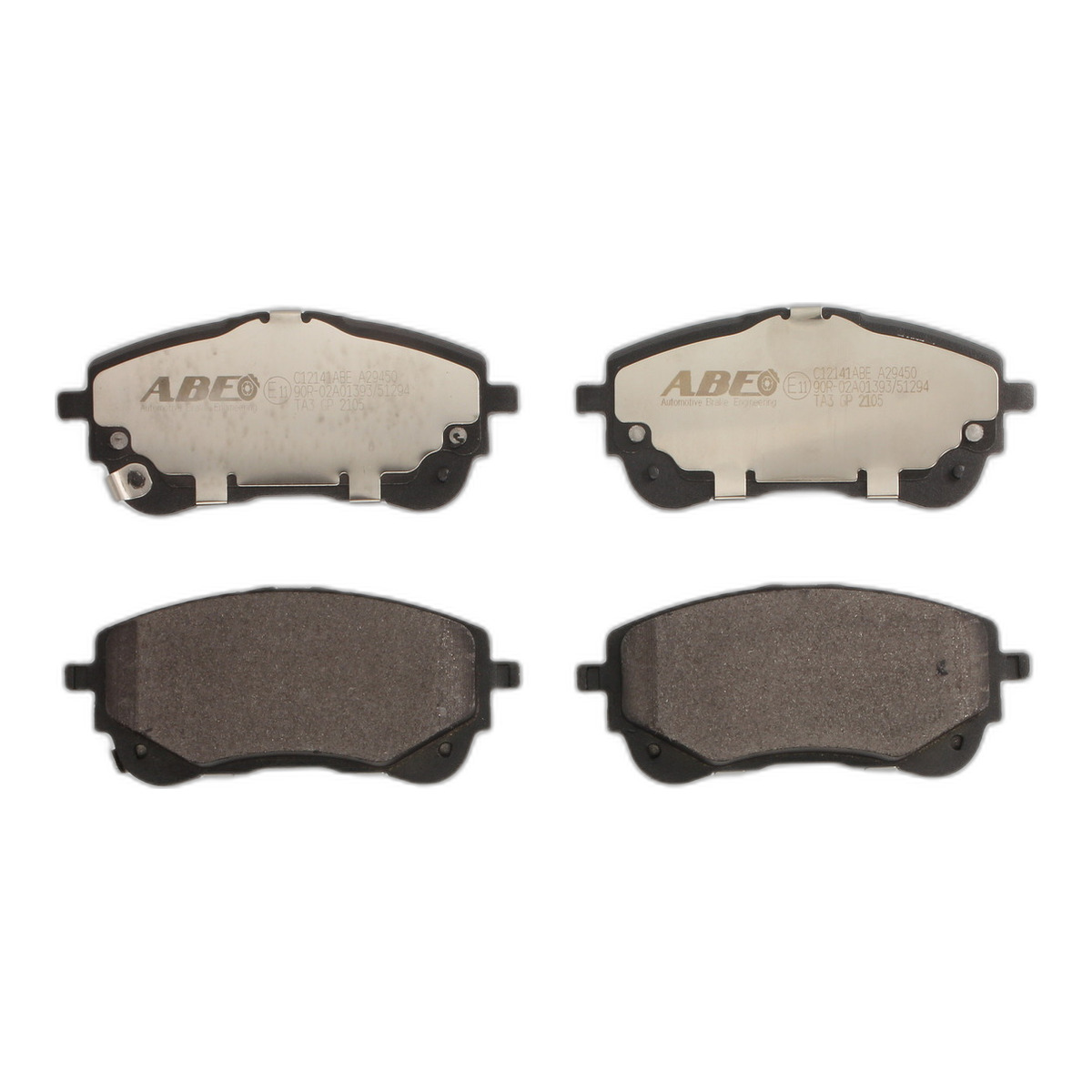 Комплект гальмівних колодок передн , LEXUS LBX, SUZUKI SWACE, TOYOTA COROLLA, YARIS CROSS 1.2-2.0H 10.18-