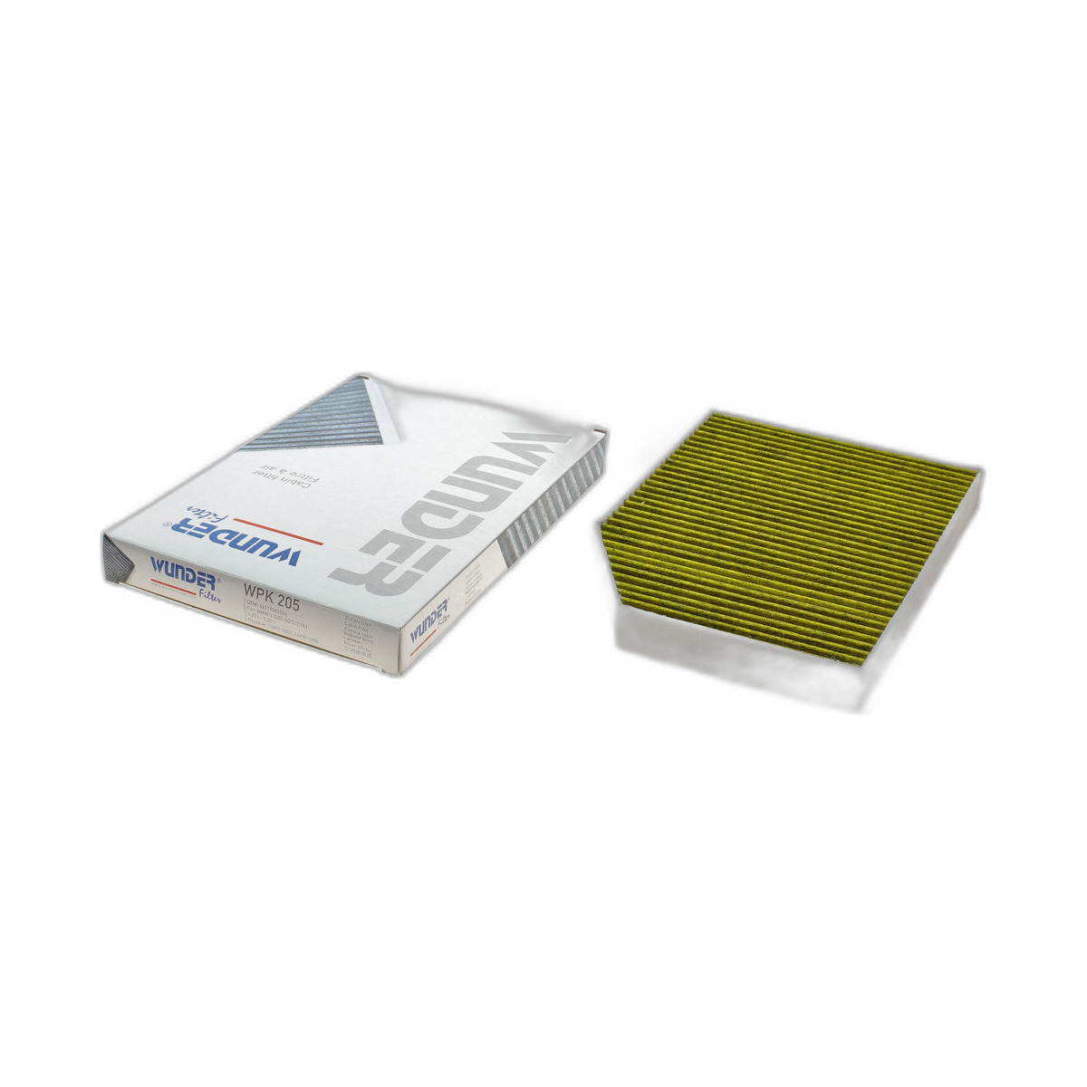 Фільтр салону BMW 3 (G20/G20)/X3 (G01/F97)/X4 (G02/F98) 17- (вугільний) Wunder Filter фото 2