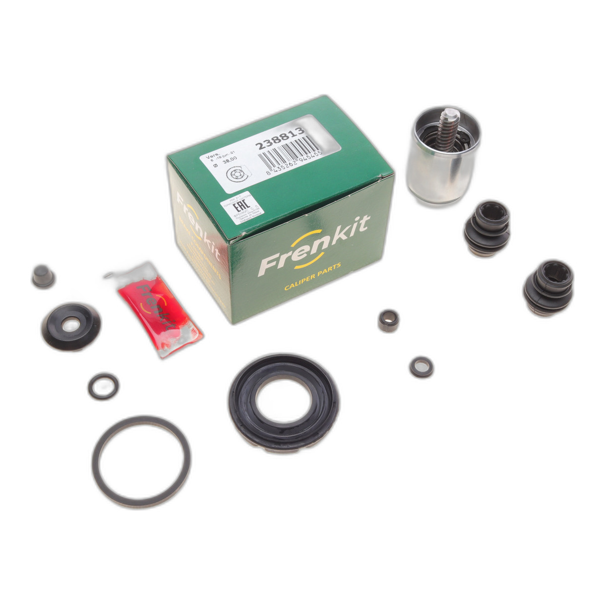 Ремкомплект супорта (заднього) Mazda 6 12- (d=38mm) (+поршень) (Akebono) Frenkit