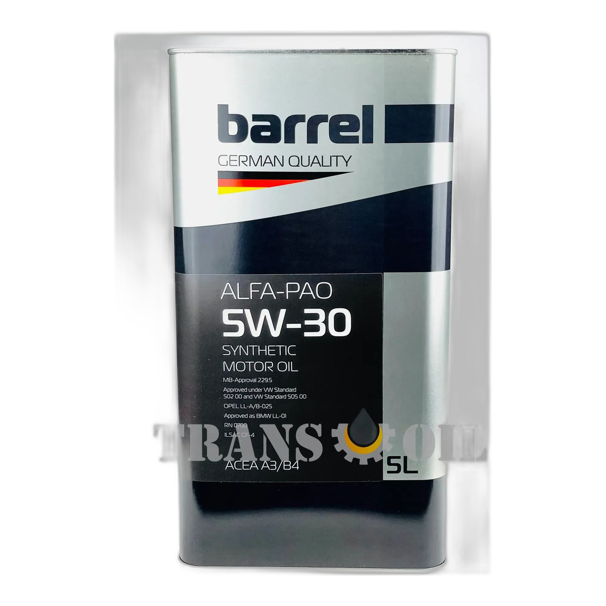 Олива моторна Barrel Alfa-Pao 5W-30 5л.
